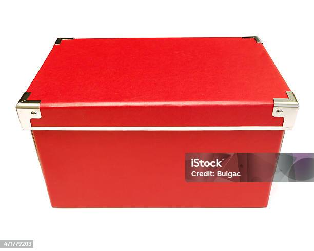 Red Pappkarton Stockfoto und mehr Bilder von Ausrüstung und Geräte - Ausrüstung und Geräte, Behälter, Einzelner Gegenstand
