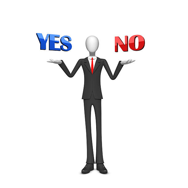 istock Business making yes or no choice 471779937