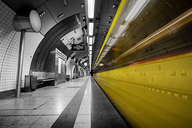 In the tube stock photo