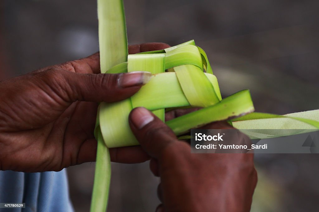 Fazer Ketupat - Royalty-free Alegoria Foto de stock