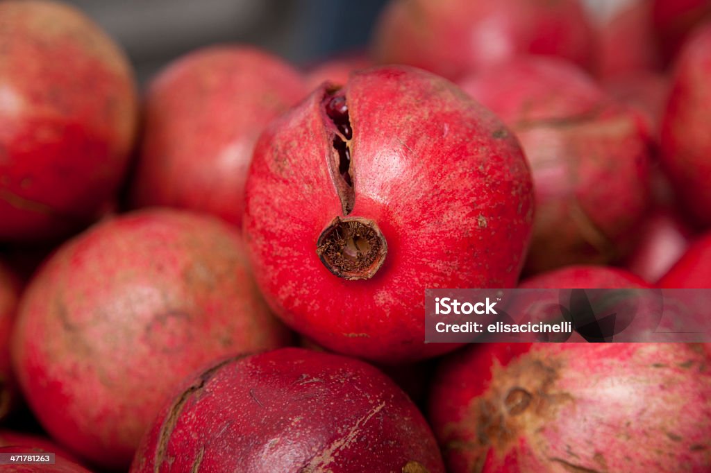 Las granadas de mercado de agricultores en la Celebración del Día de Acción de gracias - Foto de stock de Antioxidante libre de derechos