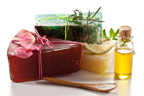 istock Pieces of natural soap. 471781896