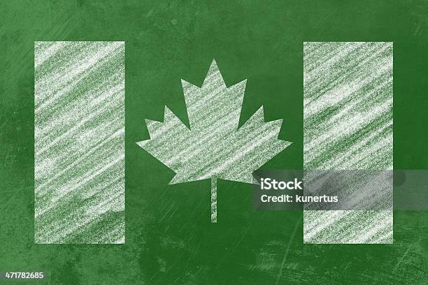 Foto de Quadronegro Com Bandeira Canadense e mais fotos de stock de América do Norte - América do Norte, As Américas, Bandeira