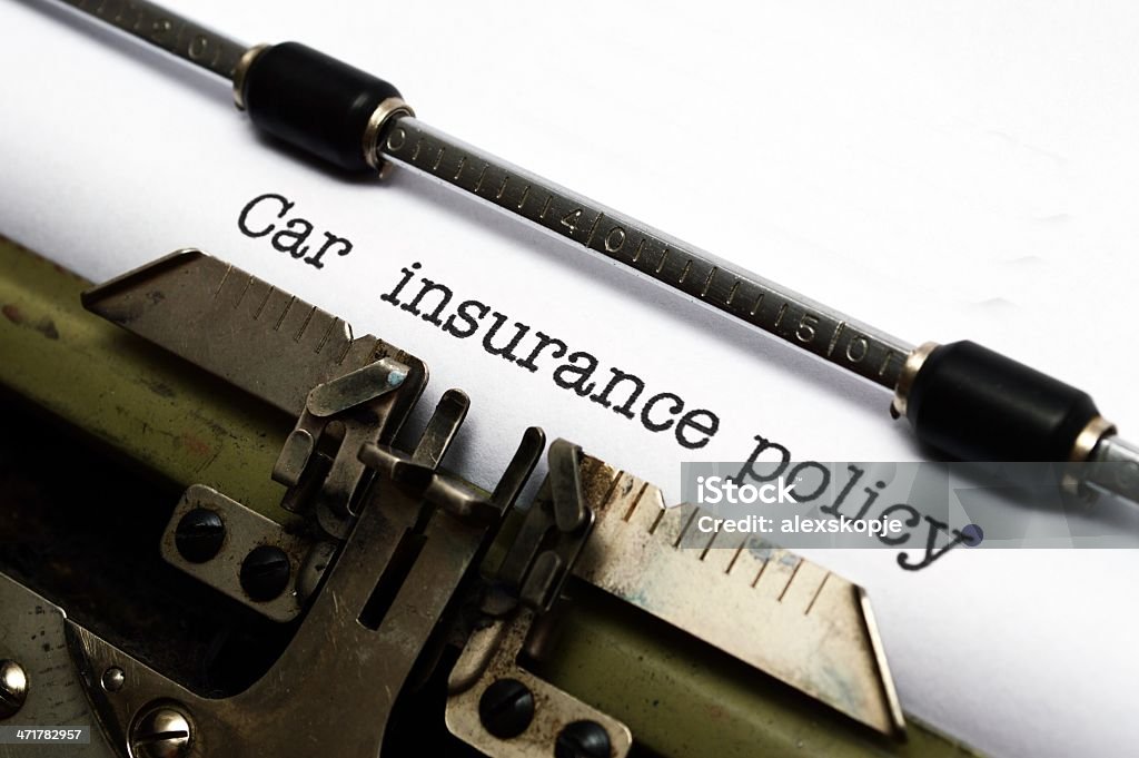 Polizza di assicurazione auto - Foto stock royalty-free di Accessorio per veicoli