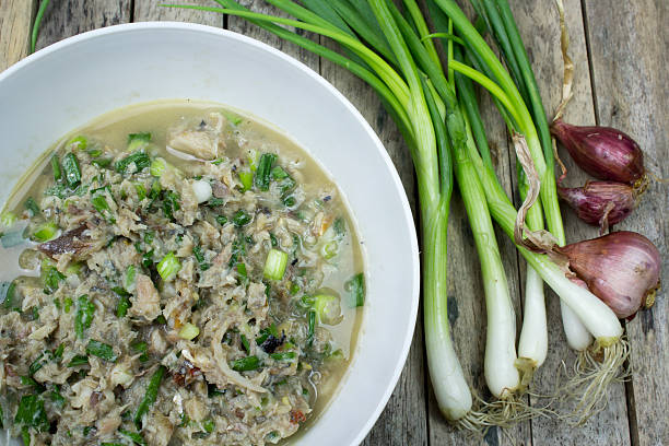 istock mackerel blened in preserved fish , thai food 471784008