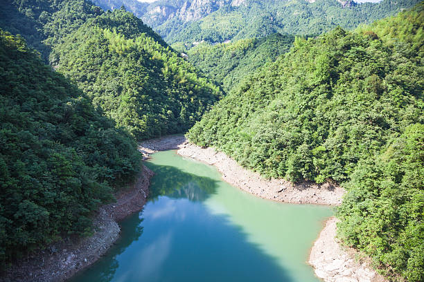 istock bird view of valley 471784055