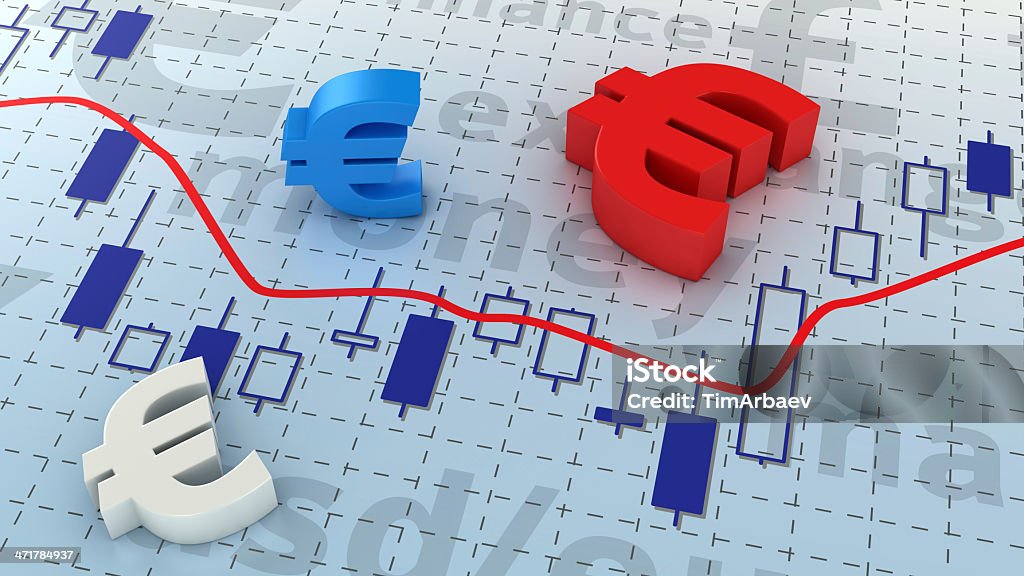 Euro tableau - Photo de Affaires libre de droits