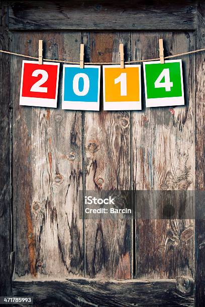 Новый Год 2014 — стоковые фотографии и другие картинки 2014 - 2014, Без людей, Бельевая верёвка