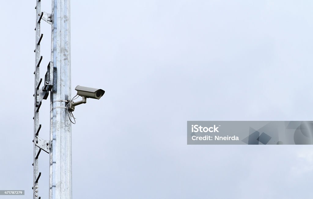 Überwachungskamera - Lizenzfrei Architektonische Säule Stock-Foto