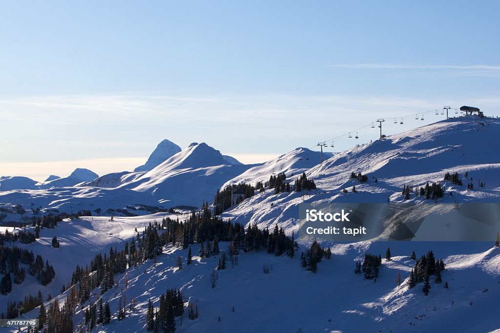 Góra Assiniboine Sunshine Village Kurort narciarski - Zbiór zdjęć royalty-free (Alberta)