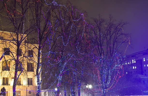 istock Electric decoration on trees,, Christmas 471787879