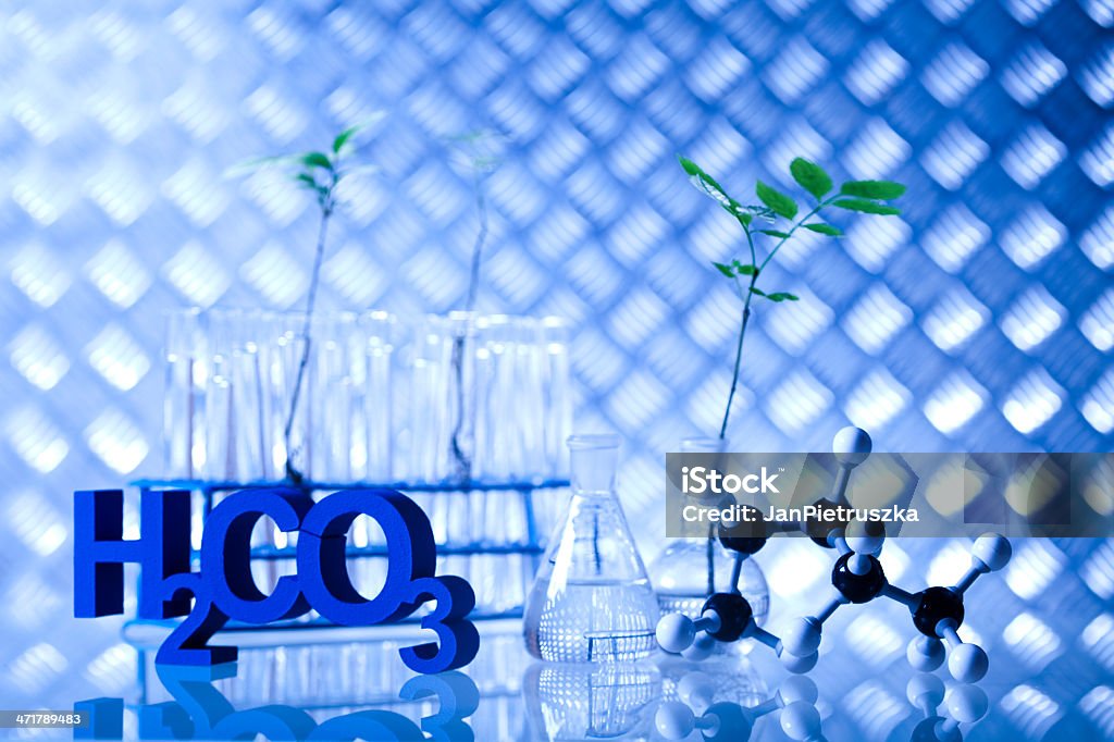 Biotechnology Laboratory Analyzing Stock Photo
