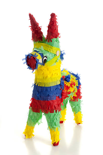 istock Traditional Mexican Pinata on White 471790169