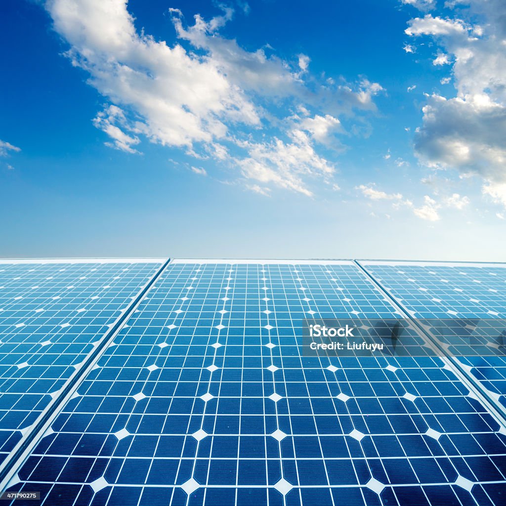 Fotovoltaici - Foto stock royalty-free di Energia solare