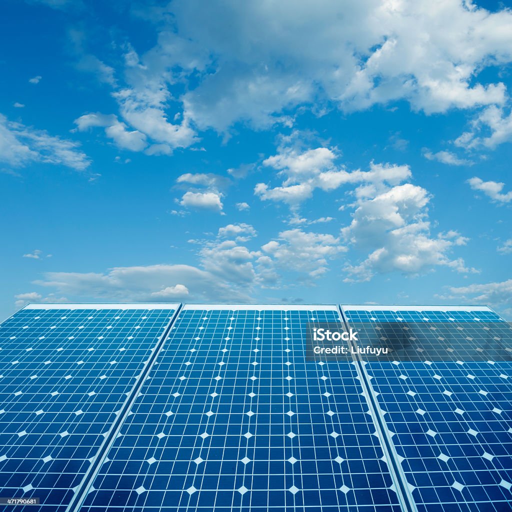 Photovoltaic - Foto de stock de Azul royalty-free