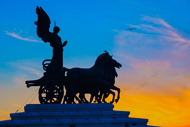 istock Goddess Victoria riding on quadriga, Rome 471791098