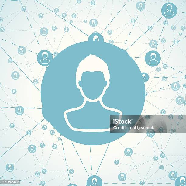 Connections Stock Illustration - Download Image Now - Connect the Dots, People, Computer Network