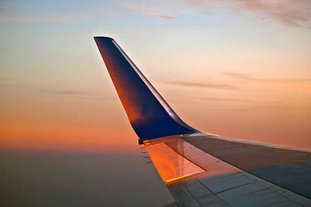 istock wing of aircraft 471795689