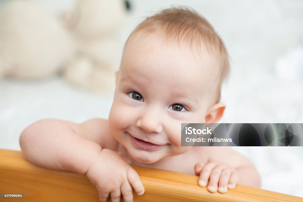 Just beautiful Just beautiful. Cute smiling baby 0-11 Months Stock Photo