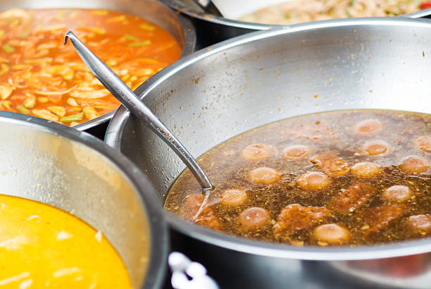 istock Thai food in market soft light 471800484