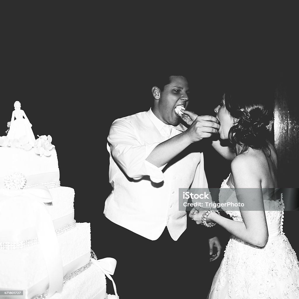 Casamento preto e branco - Royalty-free Adolescente Foto de stock