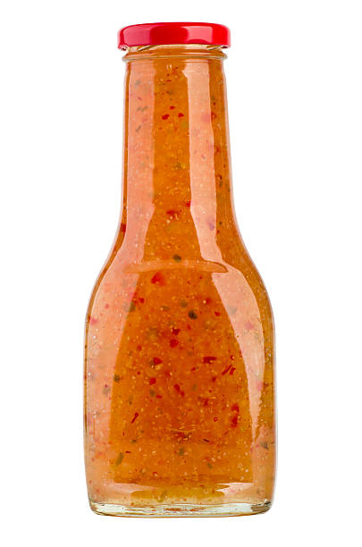 istock Bottle of sweet asian chilli sauce 471802869