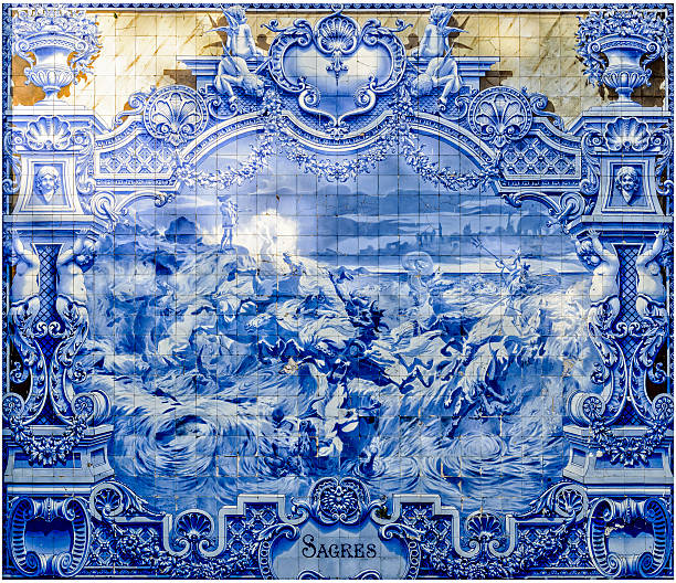 Ancient Azulejo in Lisbon Ancient Azulejo in Lisbon portuguese culture photos stock pictures, royalty-free photos & images