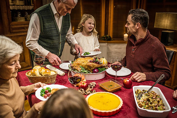 istock Multi Generation Family Celebrating Thanksgiving 471803164