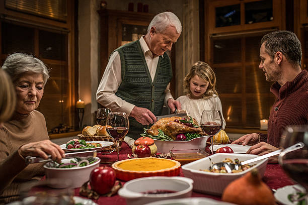 istock Multi Generation Family Celebrating Thanksgiving 471803172