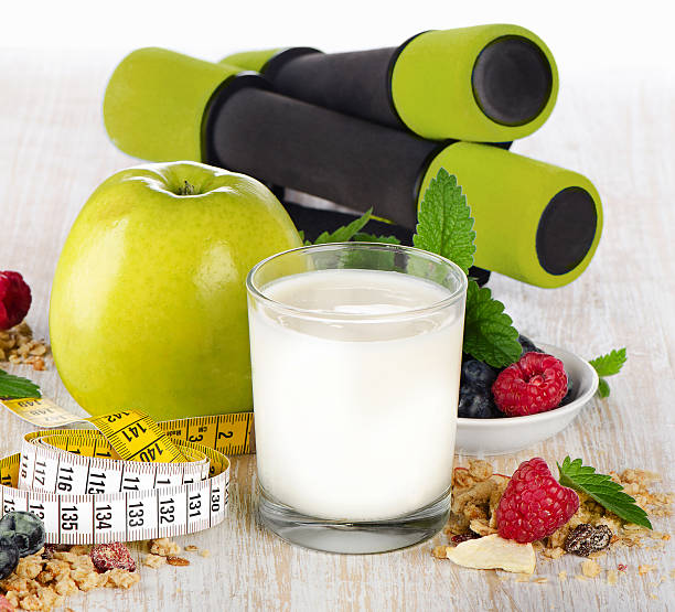istock Diet  fresh food  on  a wooden  background 471803240