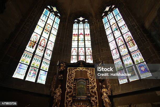 Church Stained Glass Windows Stock Photo - Download Image Now - 2015, Abstract, Amber