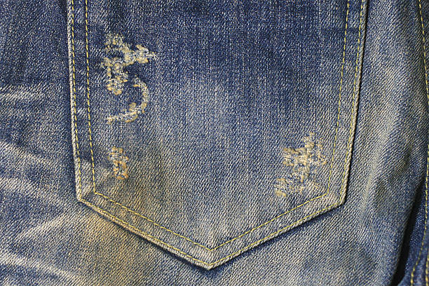 istock Closeup shot of jeans pocket 471804409