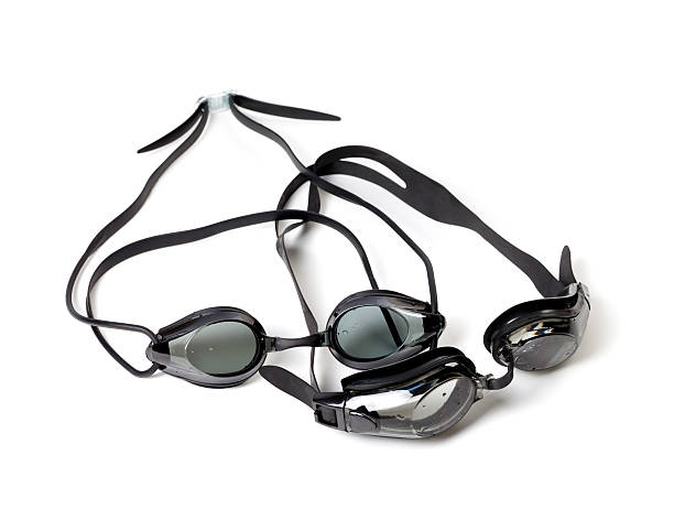 istock Two wet goggles for swimming 471804980