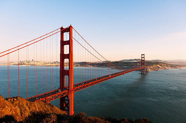 istock Sunset on the Golden Gate Bridge and San Francisco 471805427