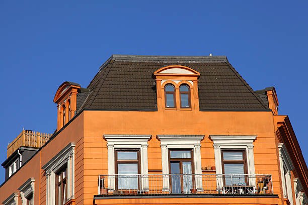 details of a townhouse in Hamburg, Germany