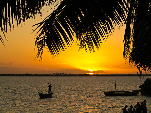 Mozambique, Nampula Province, Angoche, sunset.