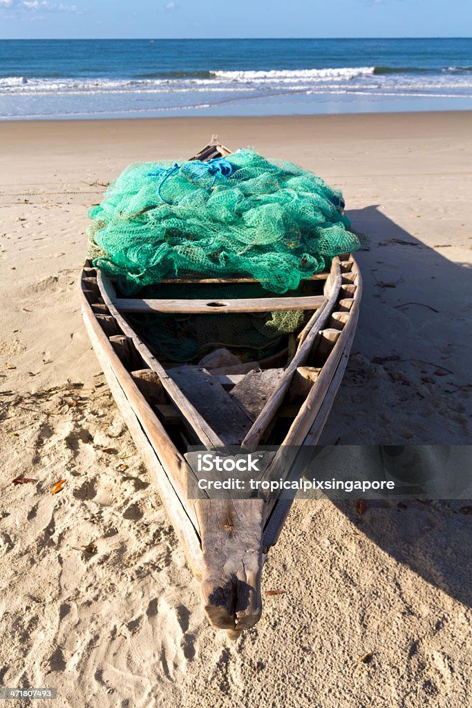 Mozambique, de Nampula Province, d'Angoche, bateau de pêche. - Photo de Afrique libre de droits
