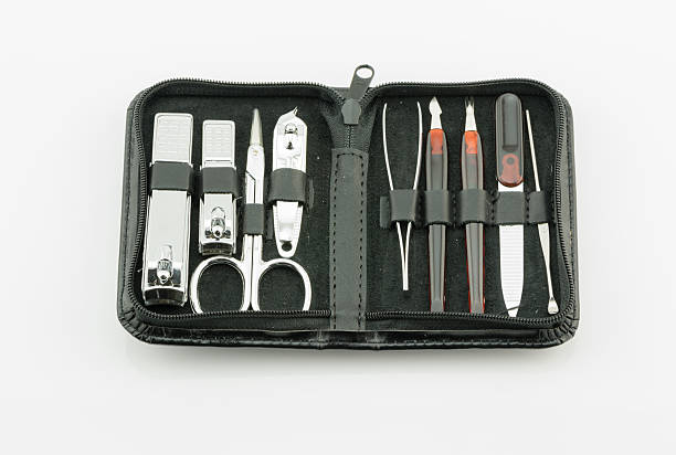 istock Tools of a manicure set on a white background 471807550
