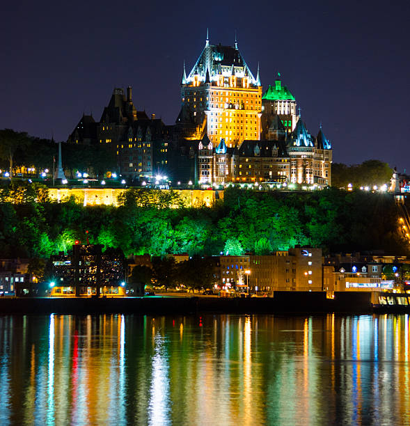 istock Quebec City Castle, Chateau Frontenac Hotel, Canada 471808205