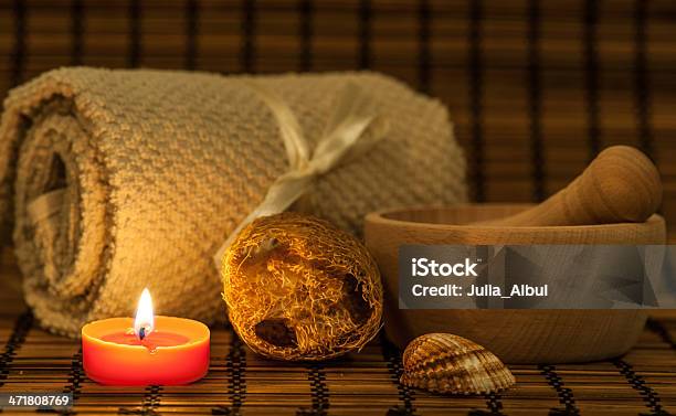 Spa De Relaxamento - Fotografias de stock e mais imagens de Algodão - Algodão, Amarelo, Aromaterapia