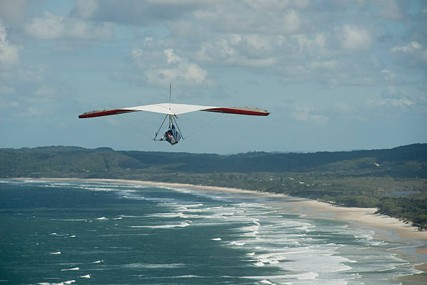 Hang Gliding stock photo