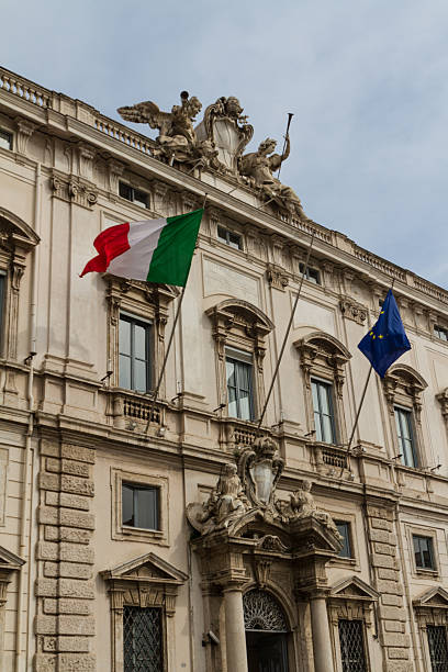 istock Rome, the Consulta building in Quirinale square. 471810223