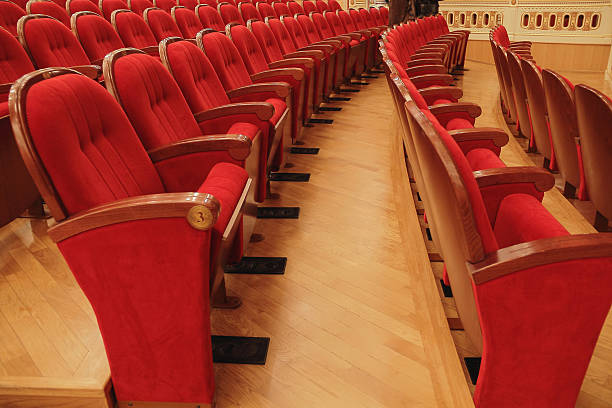 istock Background of theatrical red chairs 471810599