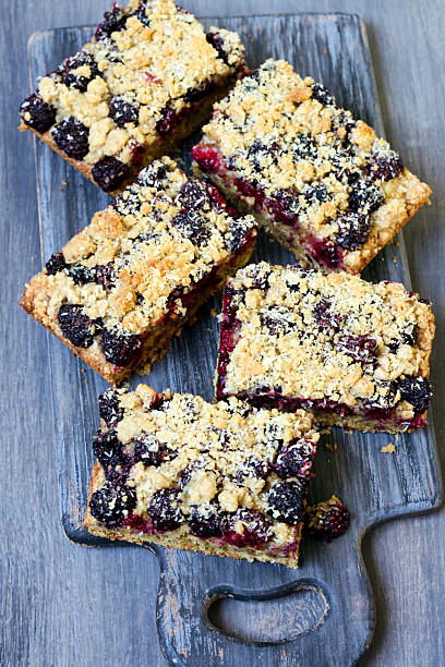 istock Blackberry and coconut squares 471811691