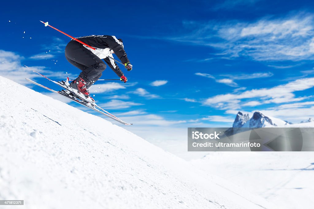 Neige saut à ski - Photo de Activité libre de droits