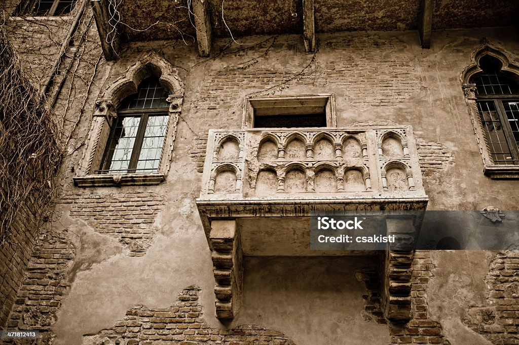 Romeo-und-Julia-Balkon - Lizenzfrei Julia Capulet Stock-Foto