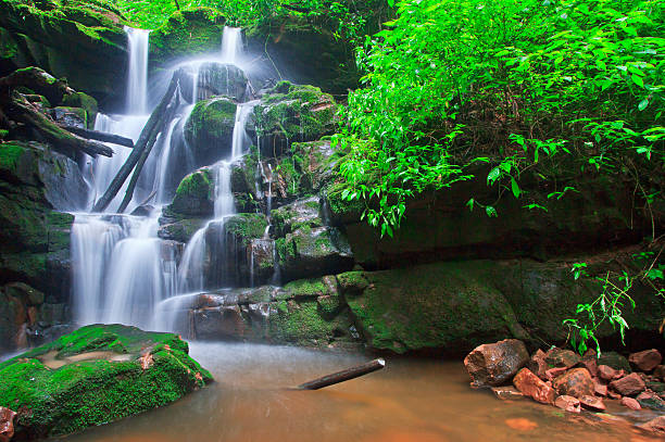 istock Beautiful  waterfall  asia thailand 471812455