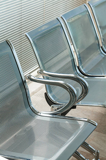 istock Steel Bus Station Waiting Chairs 471813175