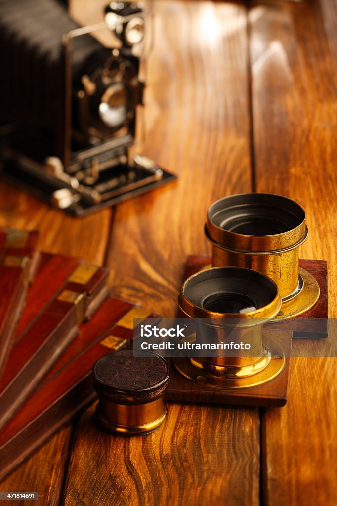 Equipamento de fotografia Vintage - Royalty-free Antiguidade Foto de stock