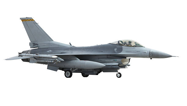 istock Jet Fighter Taxiing on Runway Before Takeoff with Clipping Path 471815103